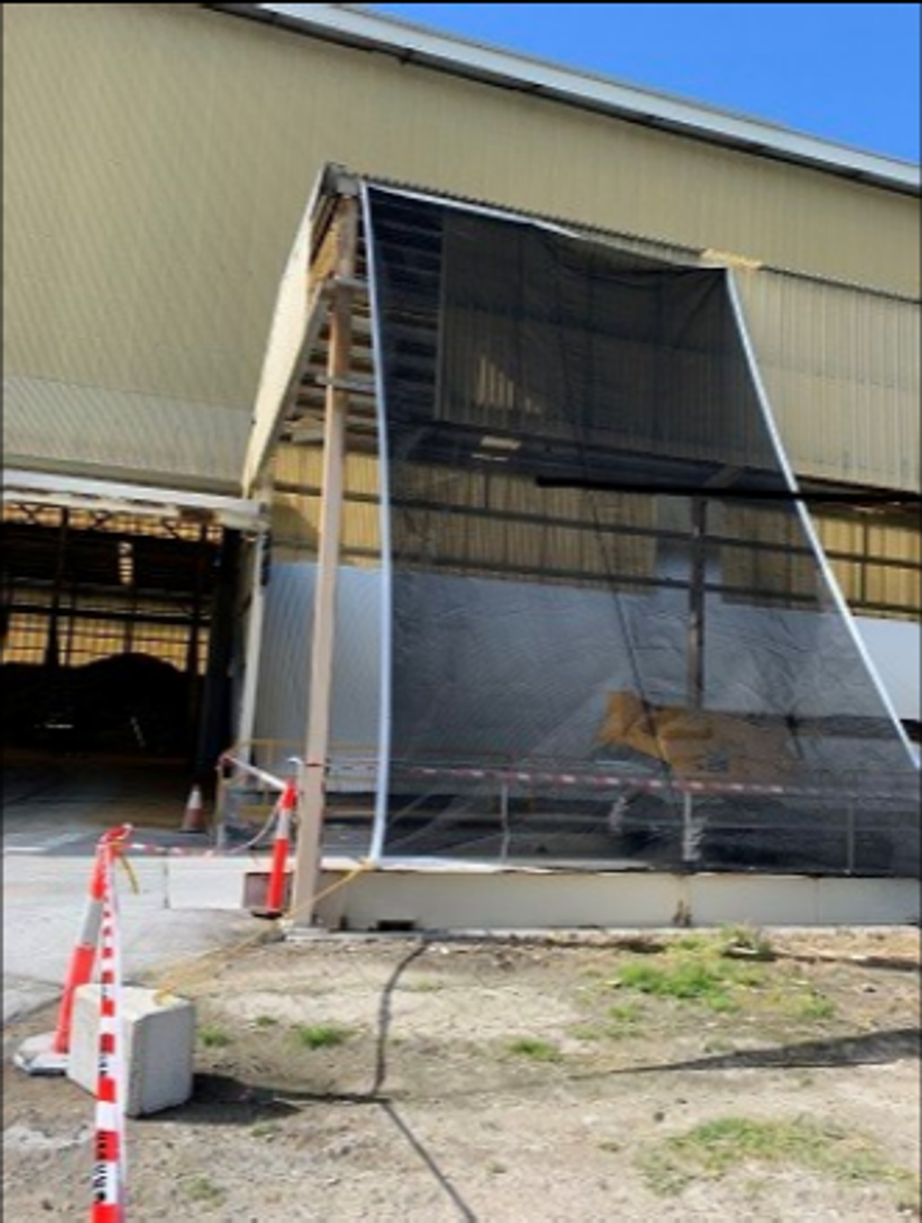 Siteclad Shade Cloth Custom Overspray Containment